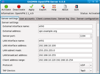 GAdmin-OpenVPN-Server