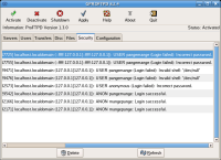 Gproftpd Security Tab
